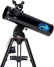 Celestron 22203 AstroFi 130 Wireless Reflecting Telescope, Black