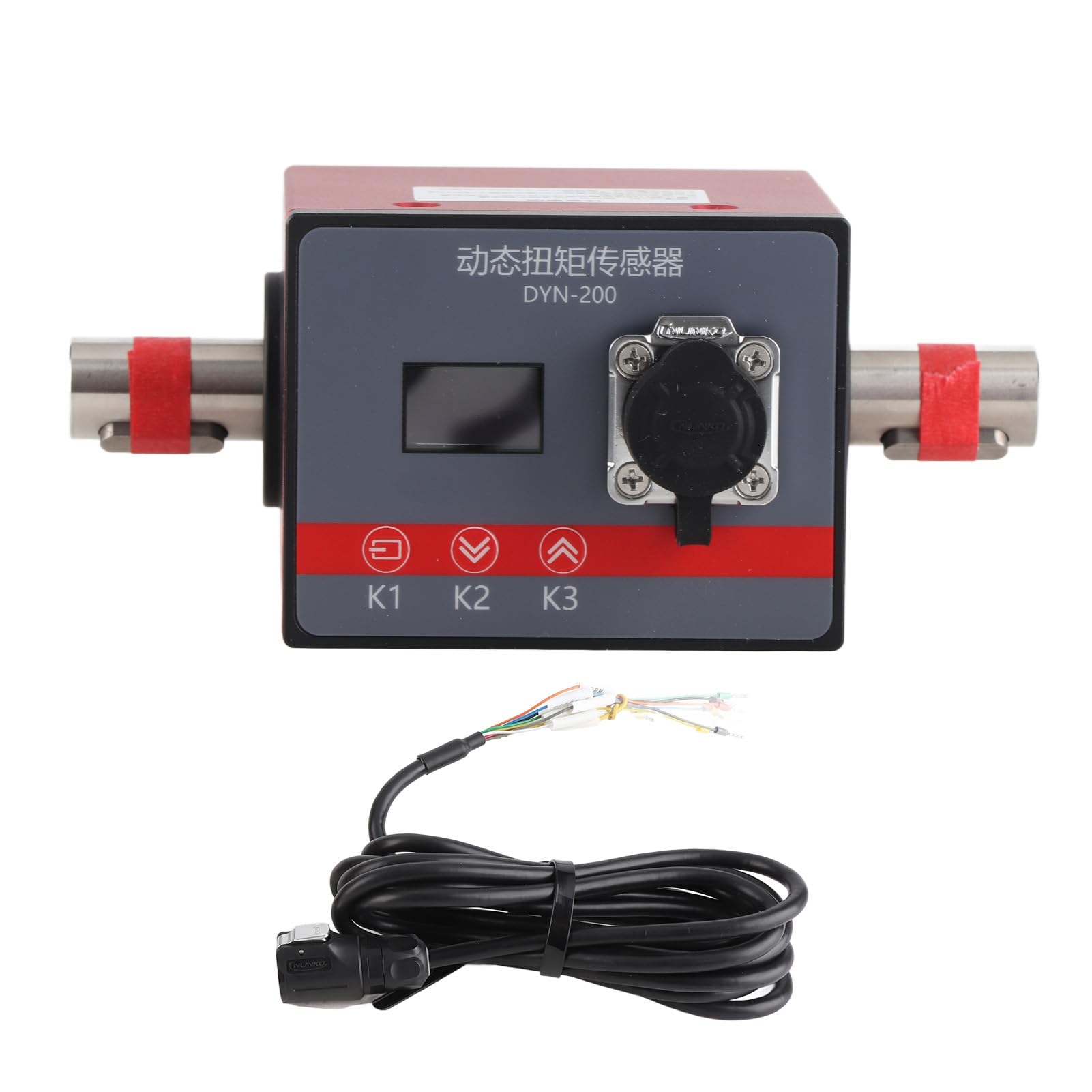 Dynamiczny Czujnik Skrętu Wyświetlacz OLED Obrotowy Miernik Momentu Obrotowego DYN 200 100N.M Tester Mocy Prędkości Silnika do Testowania Silnika Pomiar Mocy i Zastosowania Laboratoryjne