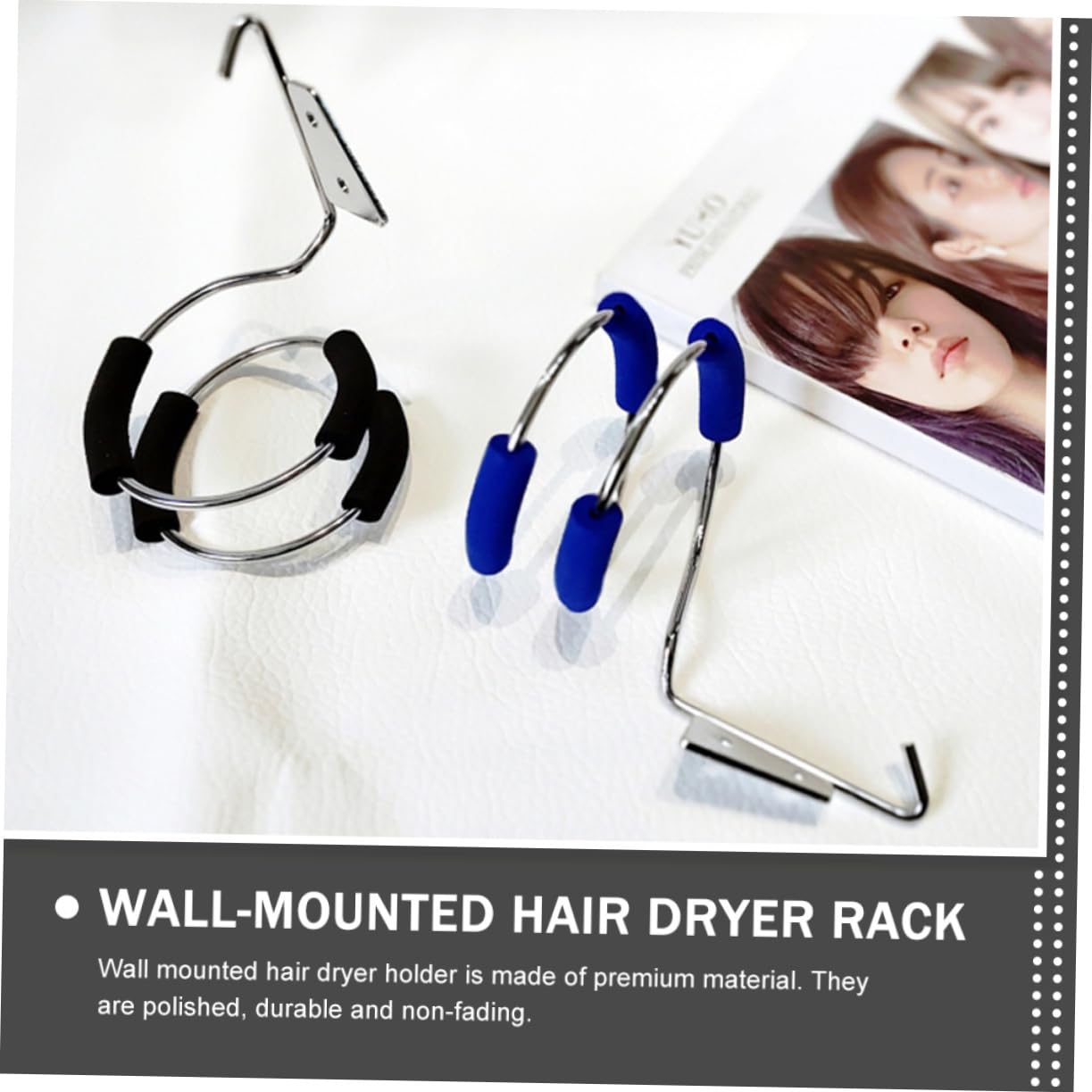 8stücke Haartrockner Halterung Wandmontierte Fön Für Badezimmer Und Friseursalons Für Stylingwerkzeuge Und Aufbewahrung