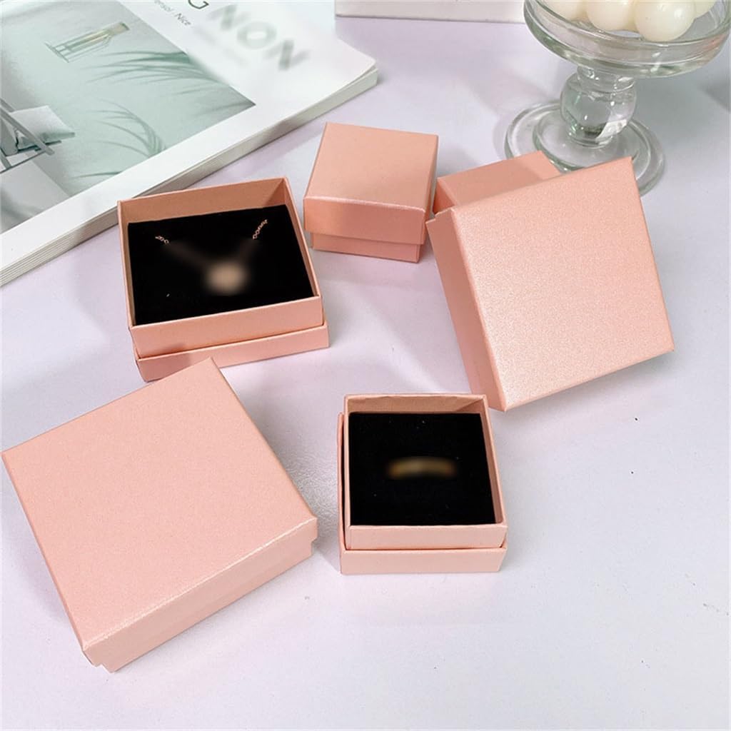 Jewelry Box Pinks World Cover Packaging Necklace Earring Set