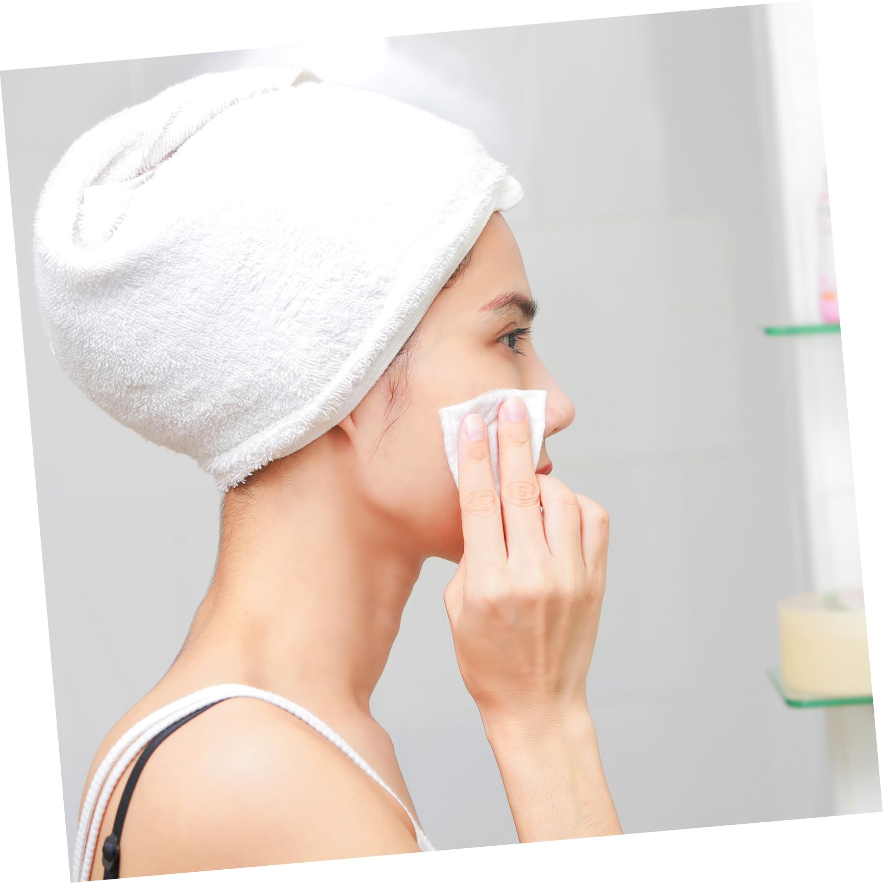 400 Stück Einweg Vliesstoff Kosmetik Reinigungspads 10x10cm Weich Atmungsaktiv Abschminktücher für Frauen Gesichtsreinigung