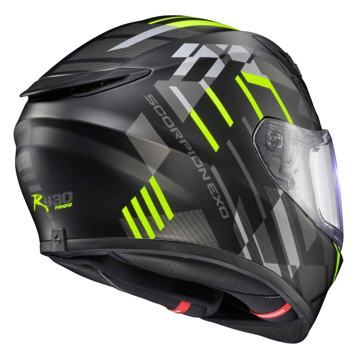 Amazon.com: ScorpionEXO R430 Full Face Street Motorcycle Helmet