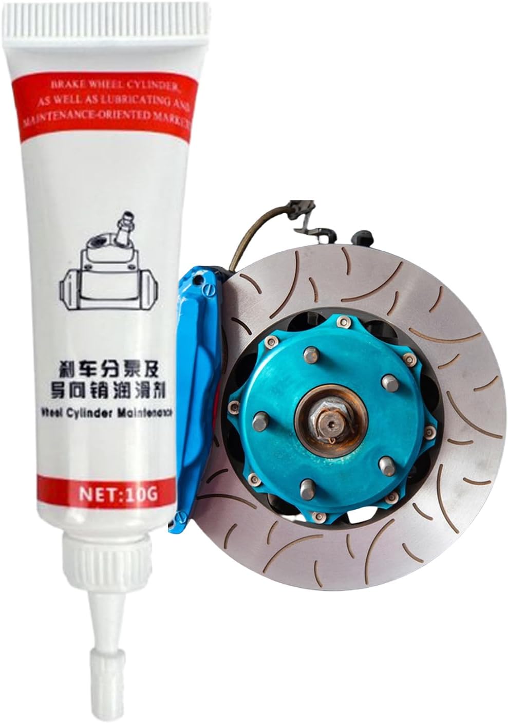 Brake Lubricant Grease - Pin Parts Rust Protection Grease Heat Resistant,Moisture Proof Squeal Stopper Lube Car Efficient Lubrication Protection for Piston Cleaning