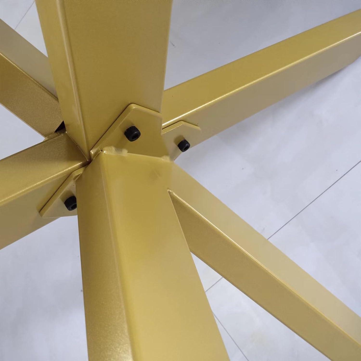 Metal Table Legs - Furniture Legs - Desk Legs, DIY Spider Table Legs Frame, Powder Coated Steel Legs, Table Legs Furniture Legs, Easy Assembly Industrial Style Spider Shape Legs (