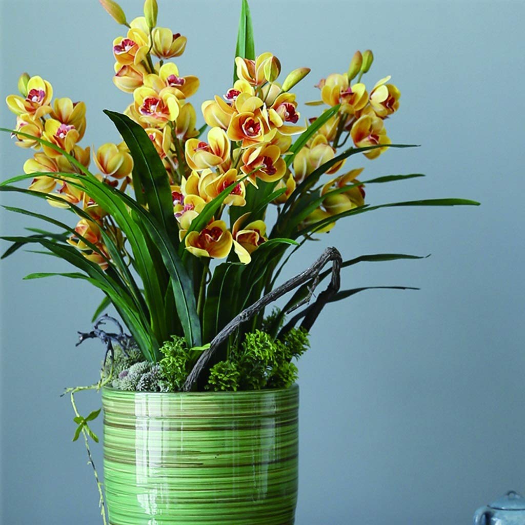 Fiori Artificiali Whelan High, Stile Semplice, Ideali per Decorare Il Tavolo da Pranzo o Il Soggiorno, Fiori Artificiali alla Moda, Bianchi.