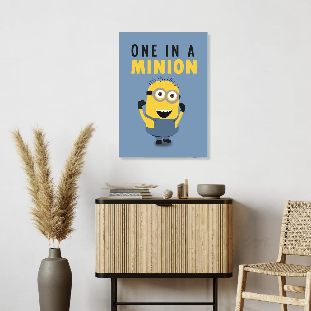 Minion Poster - One in a Minion Funny Wall Art -5 Minion Poster - One in a Minion Funny Wall Art -5