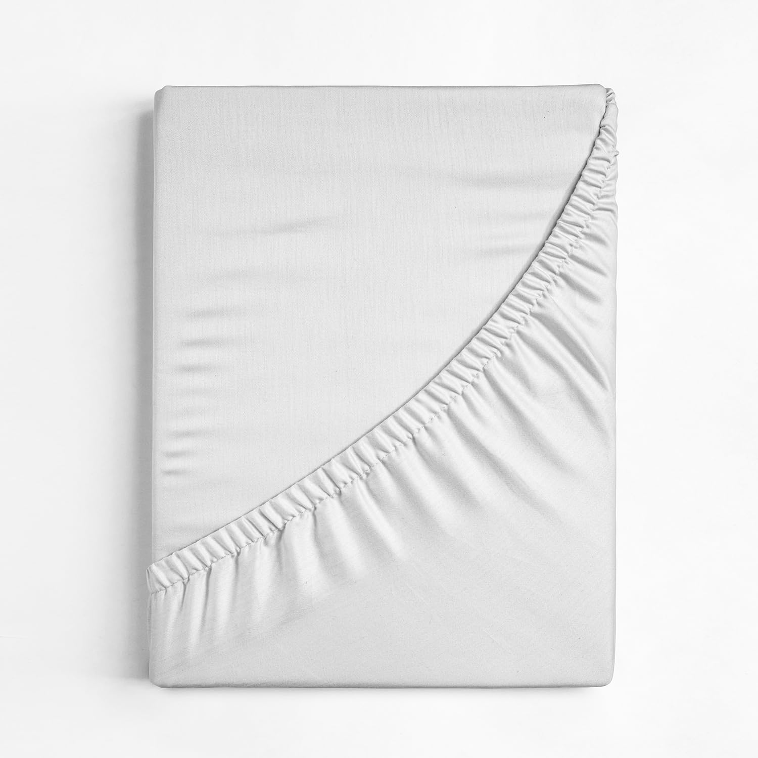 Heavy 500 Thread Count 100% Egyptian Cotton - 1 Piece Fitted Sheet Only Cal King Size Fitted Sheet - Sheets Cal King (21 Up to 24" Inches Deep) Mattress Perfectly - White