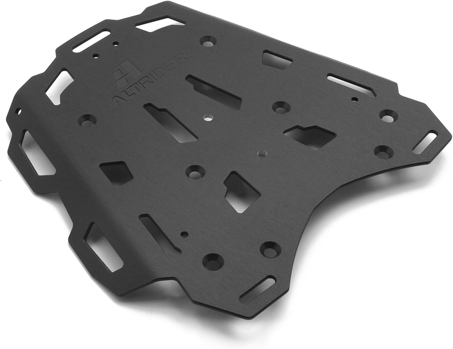 AltRider Motorcycle Luggage Rear Rack Compatible with KTM 790/890 Adventure/R & Husqvarna Norden 901 - Thick Aluminum Plate with Zero Snag Design - Supports Multiple Mounting Systems - Black