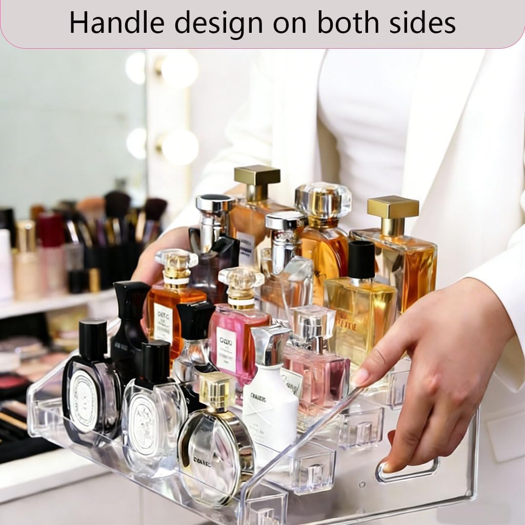 12 Inchs Acrylic Tiered Display Stand 5 tier Acrylic Riser Display Shelf Stands for Card Bookmark Greeting Sticker Postcard