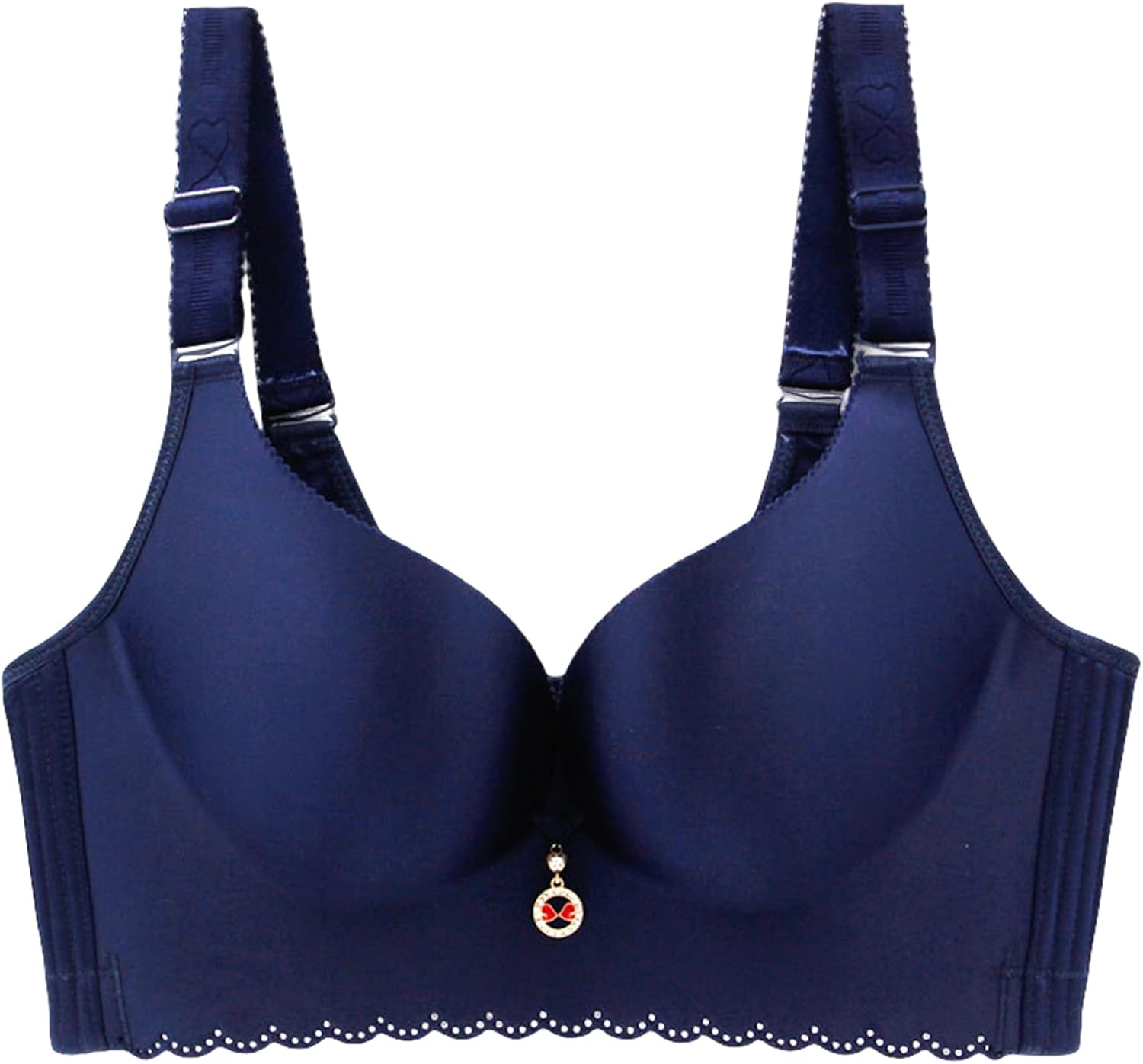 Reggiseno A Coppa Profonda Modellante Con Shapewear – Copertura Totale E Push Up (Nero, Taglie Forti 7D)