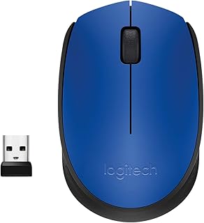 Logitech M170 Wireless Mouse, 2.4 GHz with USB Mini Receiver, Optical Tracking, 12-Months Battery Life, Ambidextrous PC/Ma...