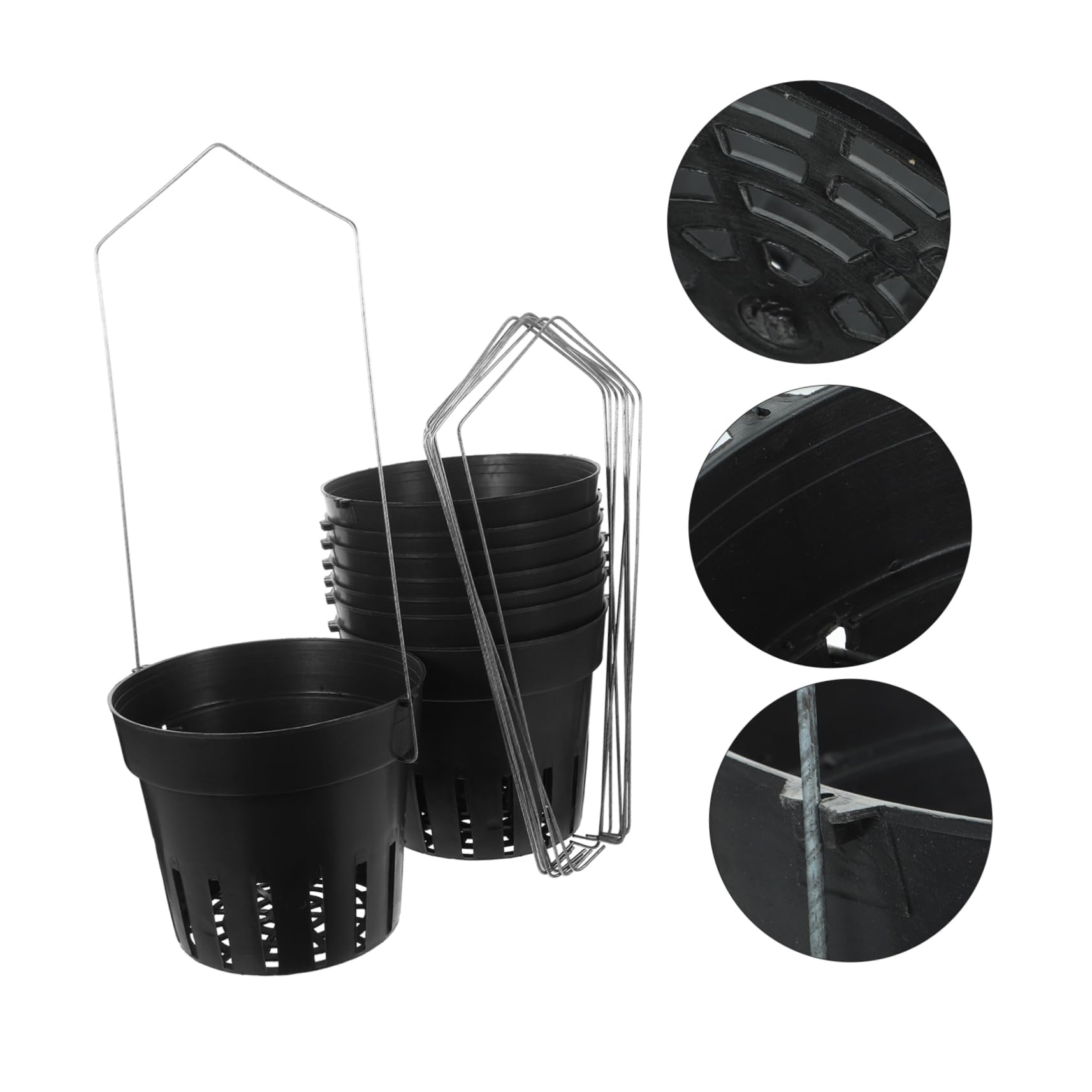 TOYANDONA 8 Stück Wandpflanzenhalter Atmungsaktive Blumentöpfe für Innenbereich Eleganter Hängender Pflanzer für Pflanzenliebhaber für Freunde und Familie