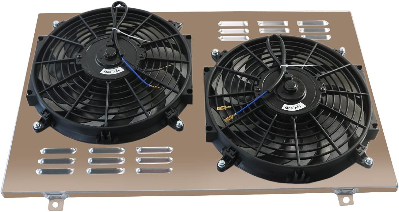 Radiator Shroud&Fans for 1982-1992 Chevy Camaro/Pontiac Firebird 91 90 89