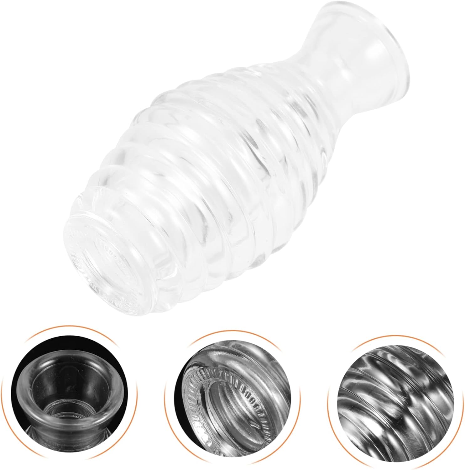 ABOOFAN 6Pcs Aromatherapy Glass Diffuser Bottles Refillable Containers for Home Decor Travel Aromatherapy Stylish Design Non Skid Base for Any Room