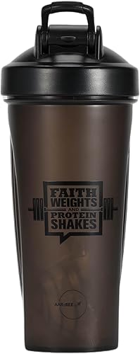 AAR-BEE - Botella mezcladora de proteínas, 28 onzas
