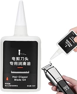 ヘアトリマー用润滑油 髪剃りバリカンのメンテナンスに必要な油 ヘアトリマーの手入れに使用する润滑剤 | 50ミリリットル 防錆電気トリマー潤滑 - 電気シェーバー用潤滑油,隣人共用・旅行携帯・出張用・家庭理容師向け潤滑油