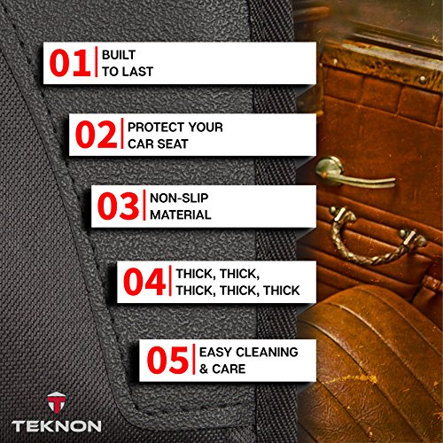 Image of Car Seat Protector Mat for Leather & Upholstery-Waterproof Underpad - Protection from Infant & Toddler Car Seats