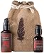 Thrive Natural Shave & Restore Men's Grooming Kit – 2 Piece Grooming Gift Set with Natural Shave Oil & Aftershave Moisturizing Face Lotion – Gift for Men Made in USA with Organic & Natural Ingredients