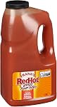 Frank's RedHot Mango Habanero Sauce aux ailes, 1.89 L - Prêt à l'emploi, fait pour les chefs, agiter ou verser sur les ailes de poulet, les sandwichs, les pizzas et plus encore pour le mélange parfait de saveur et de chaleur