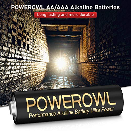 Powerowl High-Capacity Alkaline Aa Aaa Batteries Combo 16 Pack & Cr2025 Batteries 15 Pcs #TOP6