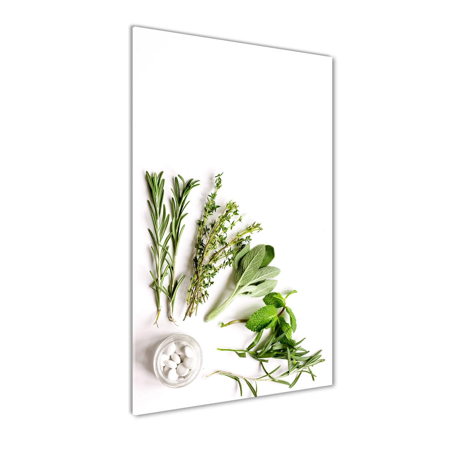 Tableau pour le Mur en Verre Acrylique 50x100 | Déco Salon Vert Nature