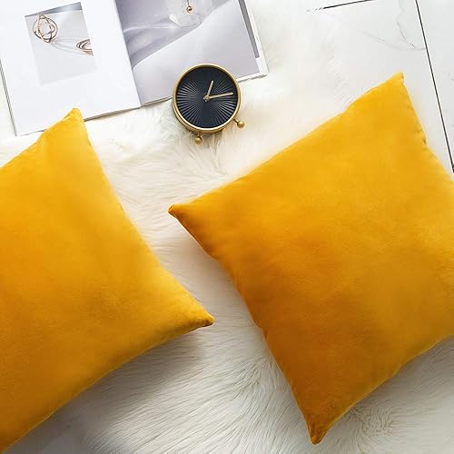 Miniatura 6 de MZPSO Juego de 2 fundas de cojín cuadradas de terciopelo súper suaves y sólidas, decorativas, para sofá, dormitorio, automóvil, 12 x 20 pulgadas,