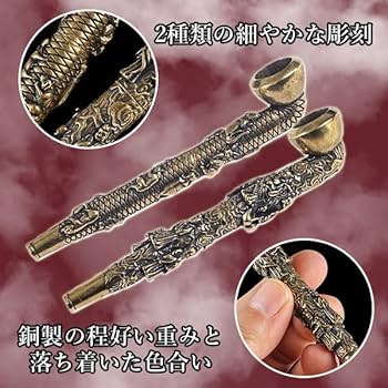 ちゃんそー純銀　キセル　パイプ　刻印有り　タバコケース　アンティーク　刻み 煙管 純銅 4寸延べ 六角 喫煙具 キセル シンプル きせる 純銀