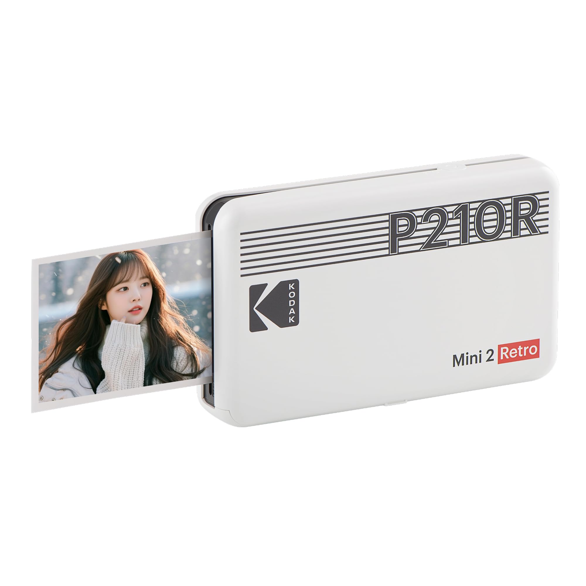 プリンター・複合機 KODAK Mini 2 Retro Kodak Mini 2 Retro Portable Photo Printer (P210RB) | Staples