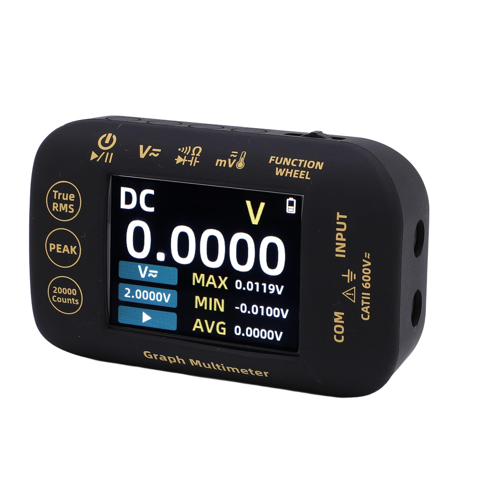 Domary Multimetro Digitale Fotovoltaico 20000 Conteggi Multimetro Grafico