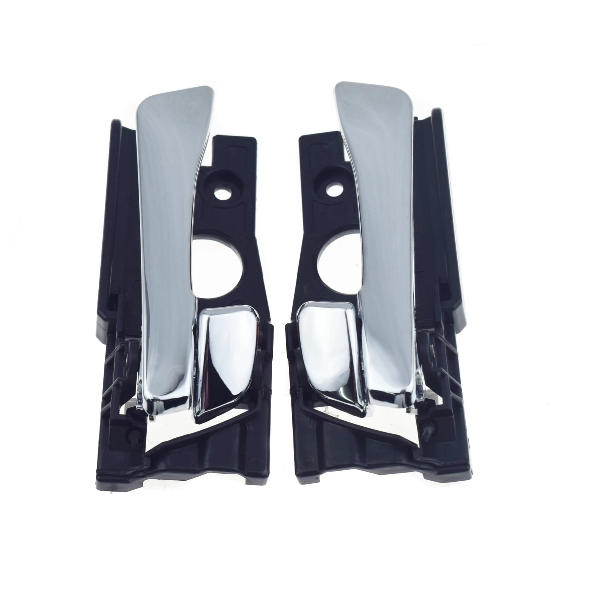 Nhsijpo Automotive Interior Door Handle for Hyundai for Accent 1.6L I25 Solaris Verna Chrome Interior Door Handle Front Rear Left Or Right(Rear Pair 2 pc)