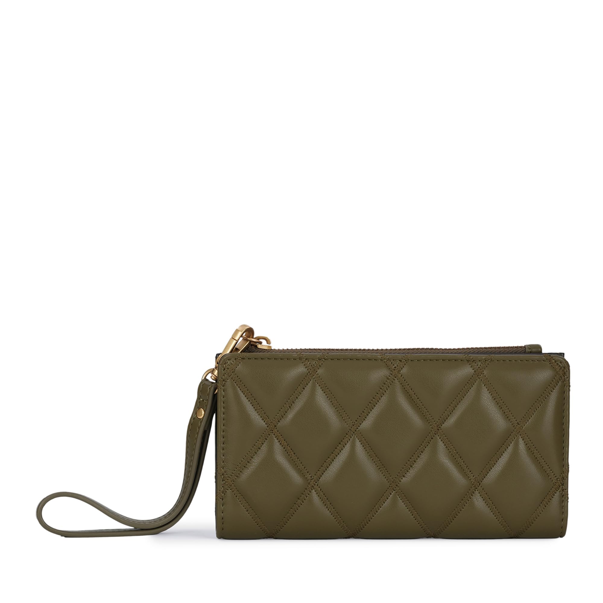 Amaya Quilted Bi-Fold Zip Around Wallet for Woman | Gift Items for Women-image-23