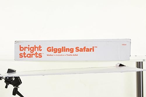 Miniatura 13 de Bright Starts Andador Safari Giggling con marco fácil de plegar para almacenamiento, a partir de 6 meses Safari risueño