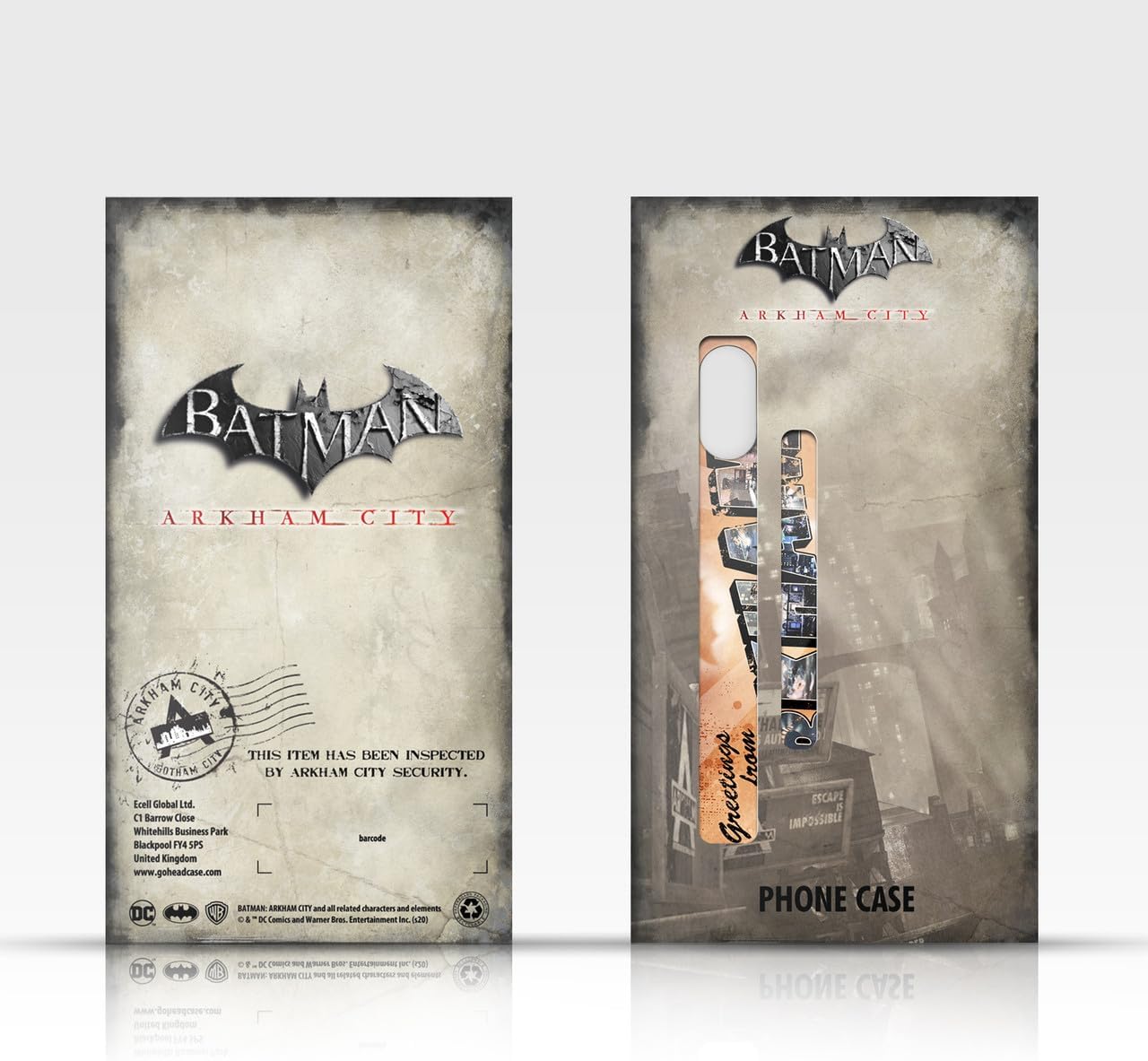 Head Case Designs Officially Licensed Batman Arkham City Joker Wrong with Me Graphics Gel Case [Military Grade Protection] Compatible with Apple iPhone 17