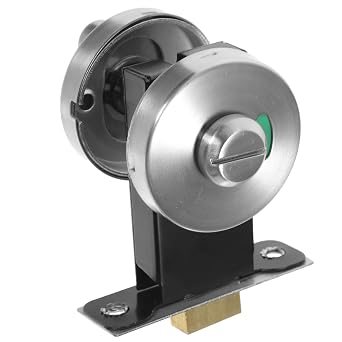 Bathroom Indicator Lock Stainless Steel Occupied Vacant Deadbolt for Privacy Security Offices Gyms Restaurants Restroom Door Lock for Easy Installation