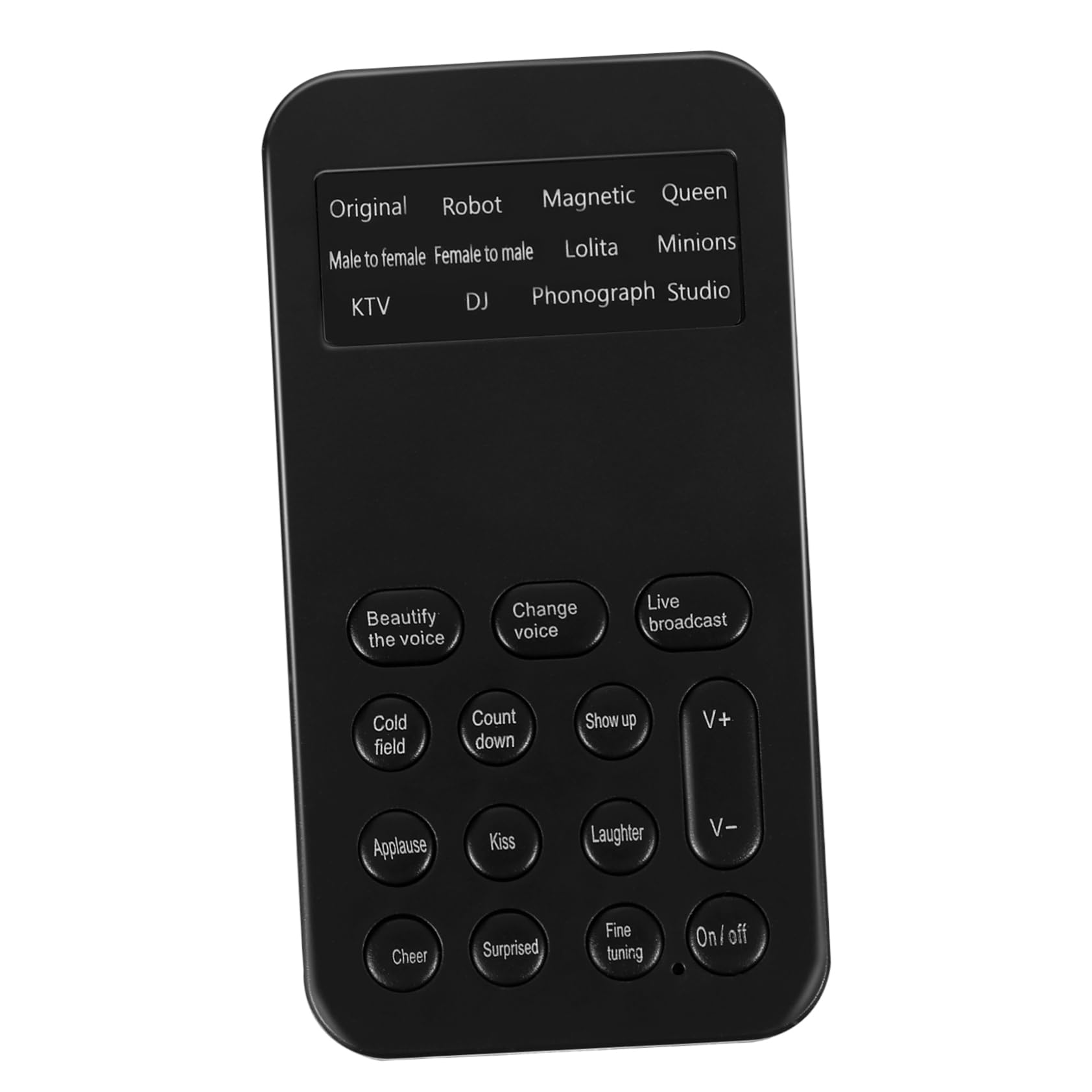 STOBOK Voice Changer for Anchor Portable Mini Sound Card Effects Easy Computer Connection for Gaming and Live Streaming Compatible Devices