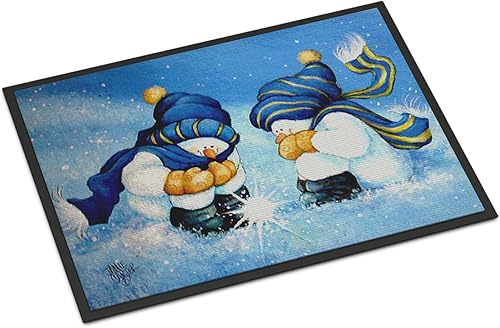 Miniatura 177 de Caroline's Treasures PJC1117JMAT - Felpudo para puerta delantera de 24 x 36 pulgadas, tapete antideslizante lavable de pelo bajo, 24 x 36 pulgadas