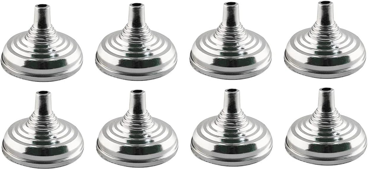 YLmeet 8 Piece Negotiation Work Flag Holder - Sturdy Table Flag Holder, Perfect for Team Games, Corporate Events, and Sports Team Logo Flags (Silver)