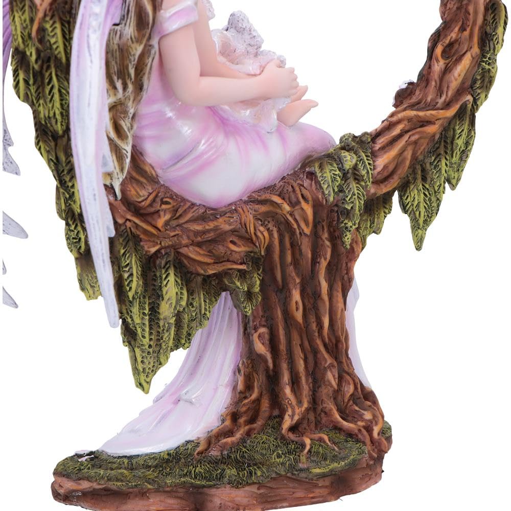Nemesis Now Statua dell'affetto della mamma, dipinta a mano, scultura mamma e bambino, decorazione rosa per asilo e regalo per la festa della mamma