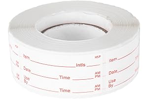 Gatuida Waterproof Food Labels: Essential Meal Prep Must-Haves for Freezer and Pantry Organization
