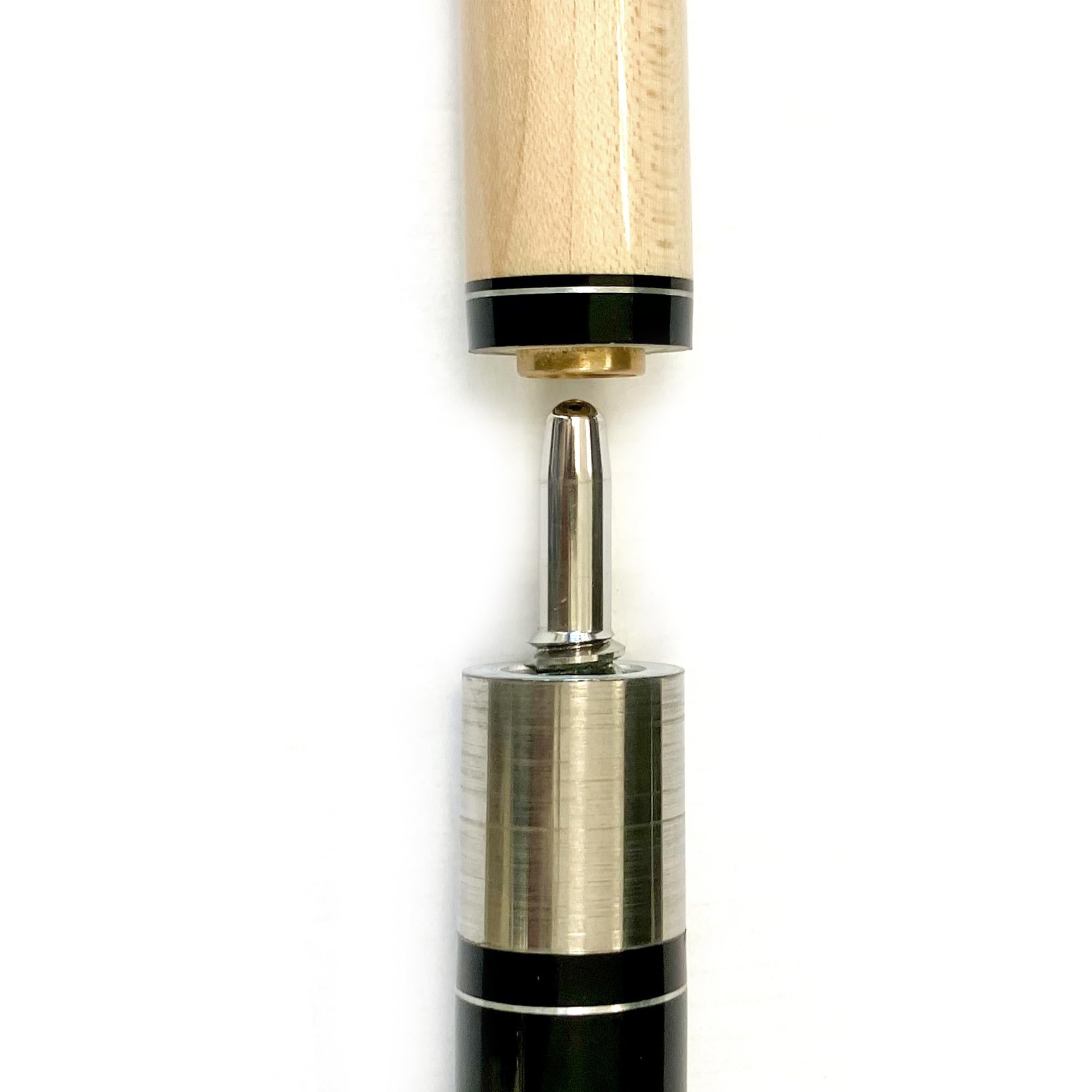 Parker Billardqueue JP-Serie, 2-TLG.Profi-Cue, hochwertiges Ahornholz und Leinenwicklung Griffbereich, 12,75 mm Mehrschichtleder, Quick-Joint Gewinde, inkl. Gewindeschutz, 7 Modelle
