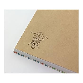 ベージュ　ノート Amazon | ミドリ ノート WM ノート カタガミ横罫 木立柄