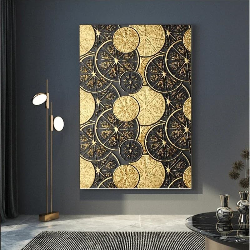 Panneaux circulaires colorés affiche murale 40x60cm LMAIWANG pour salon