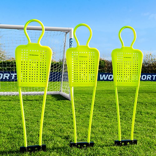 FORZA Fußball Freistoß-Dummies für Fußball Training - 3 Größen erhältlich - Kinder, Jugendliche & Erwachsene | Fussball Trainingsausrüstung (Mini (1,2m), 3er Set)
