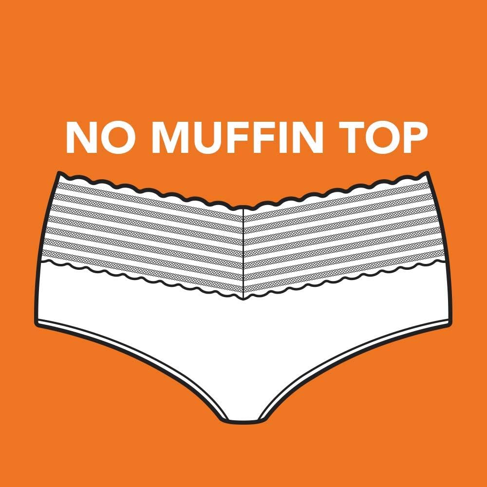 Warner's womens No Pinching No Problems Dig-free Comfort Waist With Lace Microfiber Hipster 5609j - Image 4