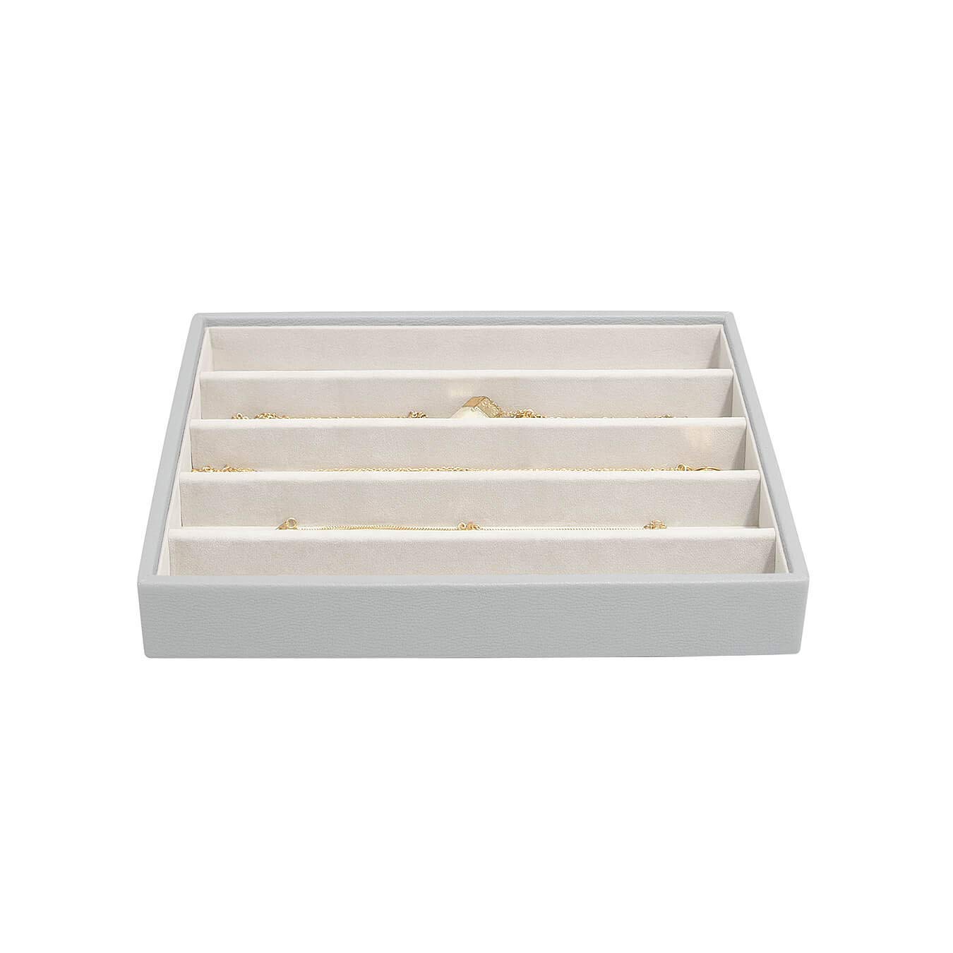 StackersStackers Pebble Grey Classic Medium Jewellery Box Necklace Layer