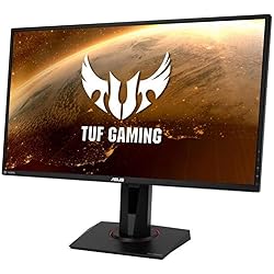 Asus TUF Gaming VG259QM - Monitor gaming de 25", Plano, FullHD (1920x1080, Fast IPS, 16:9, 280 Hz, 1 ms GTG, LED, ELMB SYNC, G-Sync Compatible, DisplayHDR 400), Negro