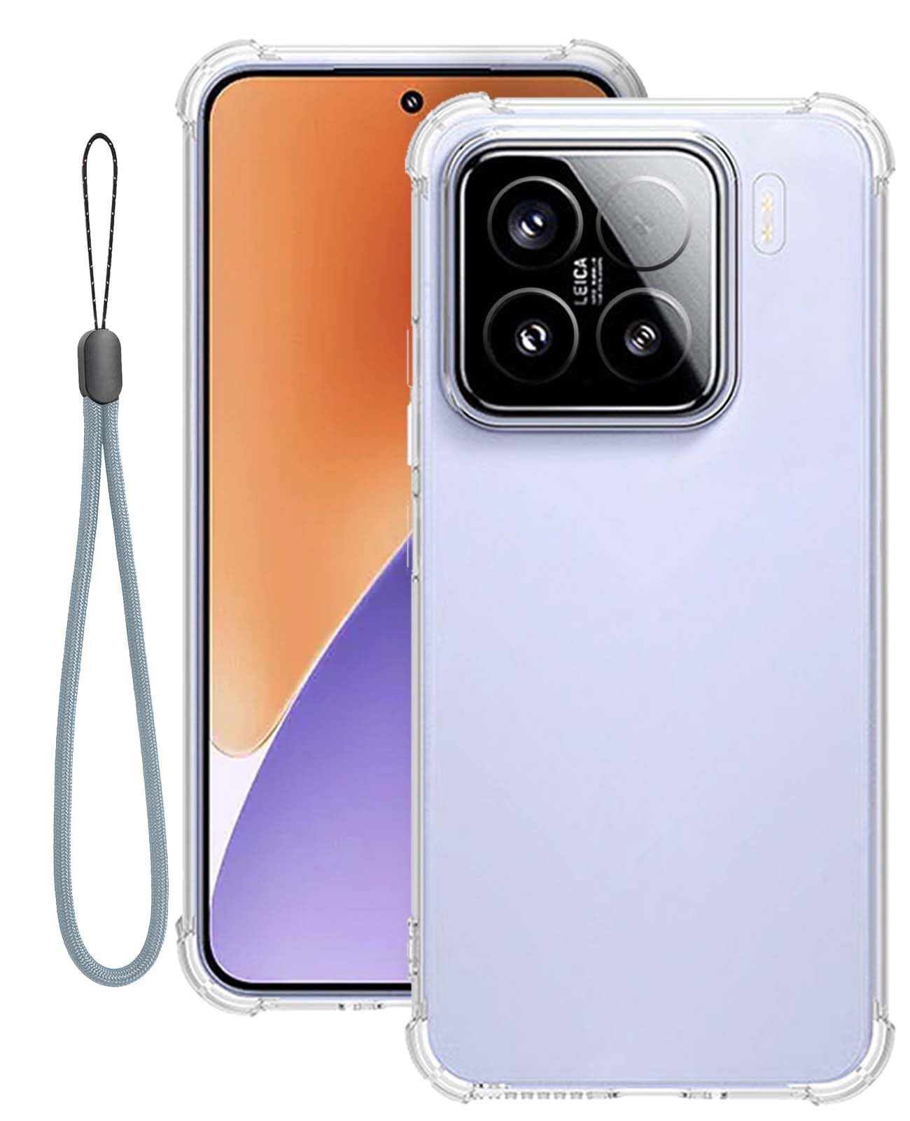 ほぼ未使用品】Xiaomi 15T グレー+クリアカバー Xiaomi 15 ケース