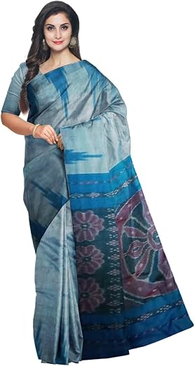 JAYANTI HANDLOOM Sambalpuri Cotton Saree of Odisha Ikkat Orissa Traditional Handloom Sari | Bomkai | Pata | Nuapatana | sa...