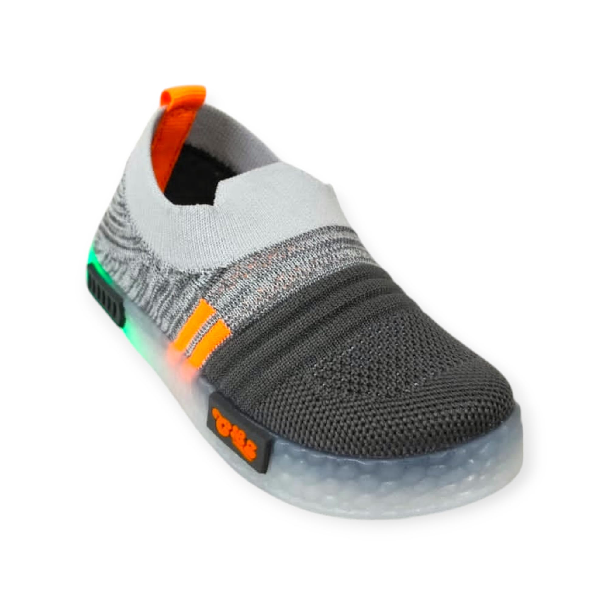 Kids Unisex Casual Knitted Shoes with Multicolored LED Lights Blink-8 for 1-4 Years Boys and Girls-image-37