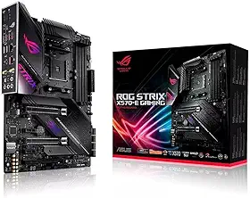 ASUS Placa mãe ROG Strix X570-E Gaming ATX - PCIe 4.0, Aura Sync RGB Lighting, 2,5 Gbps e Intel Gigabit LAN, WIFI 6 (802.11Ax), Dissipadores de calor M.2 duplos